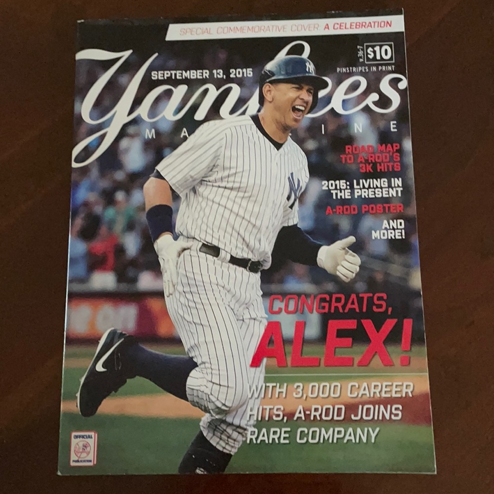 September 23, 2015 New York Yankees magazine.
